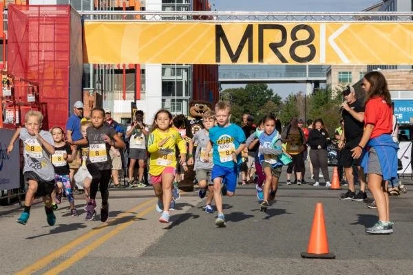A group of youngsters showed off their wheels on the race route Monday. Photo courtesy DMSE Sports.