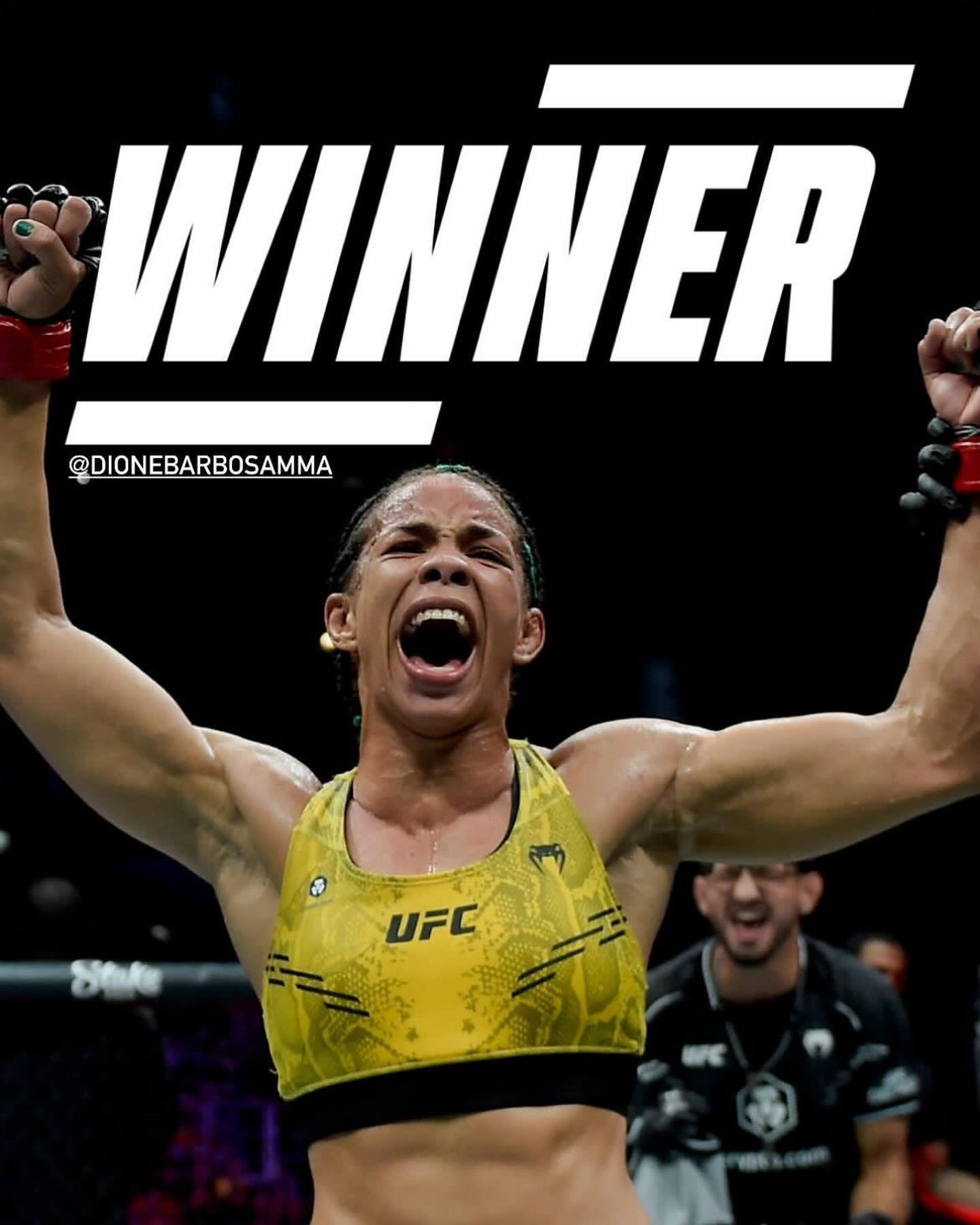 Congrats @dionebarbosamma we&rsquo;re all very proud of you on your debut performance at @ufc @ufc_brasil