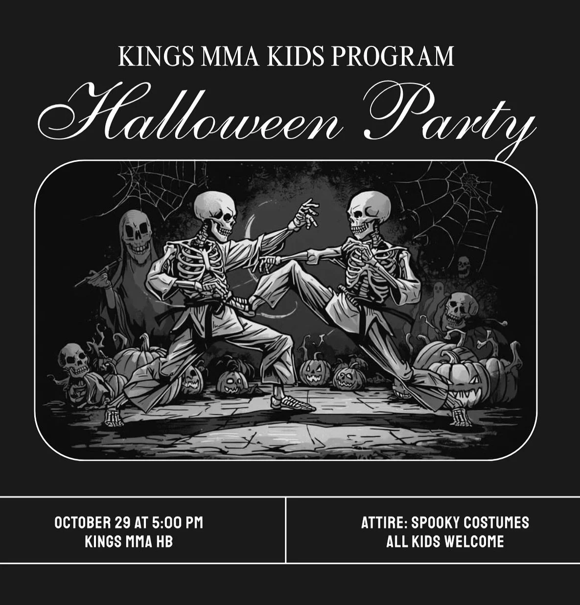 Our annual Kids Halloween Party!! All kids welcome! We can&rsquo;t wait to see your costumes