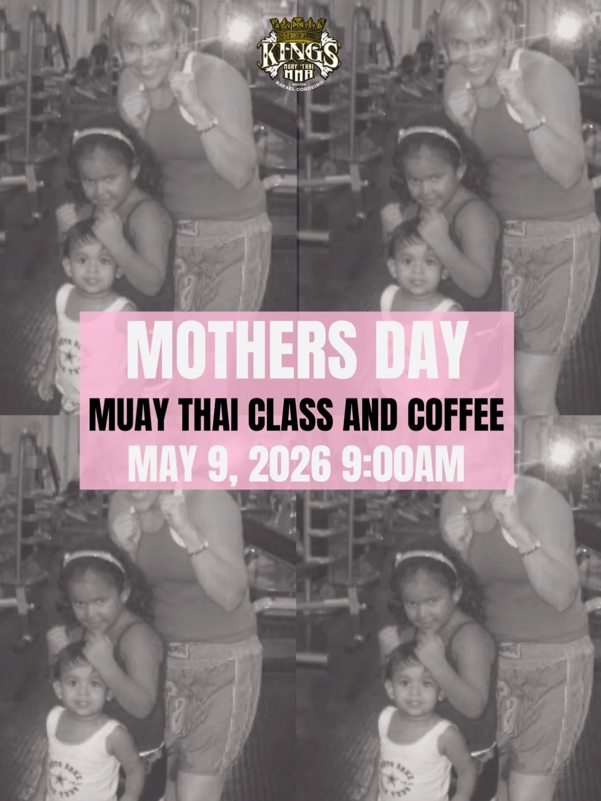 Ever wanted to bring your mom to train? Now&rsquo;s your chance&hellip; BRING HER! 🩷

Join us Saturday, May 9 at 9AM for a special FREE Mothers Day class just for you and your moms!

Get a great workout in to start your Mother&rsquo;s Day weekend! T