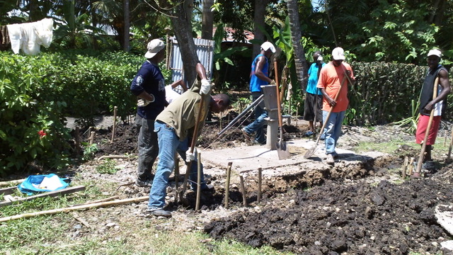 Building a Water Well in Haiti