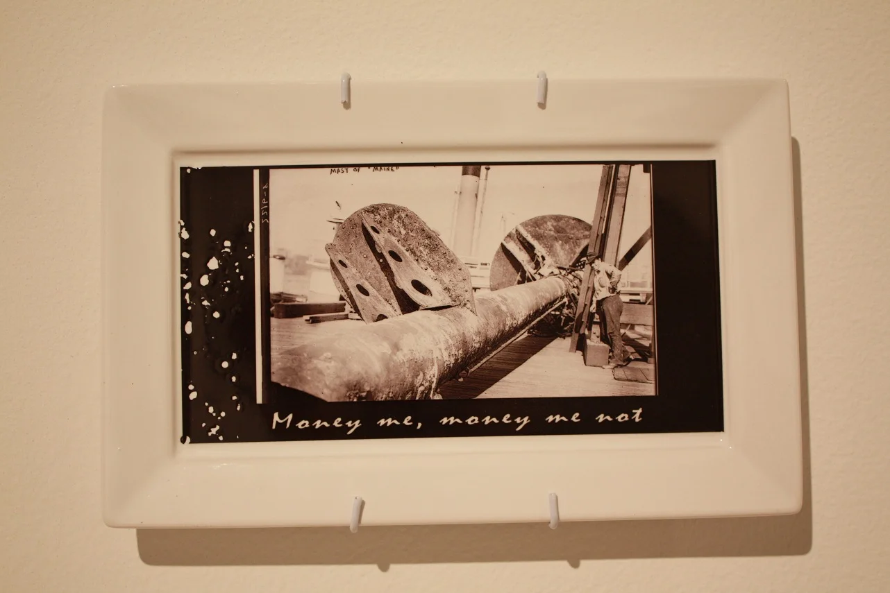 Meira y Toirac Remember the Maine , 2012-2013 Installation, variable dimensions Prints in ceramic by fotoceramicacuba Metalwork by Blandon Ornamental Iron