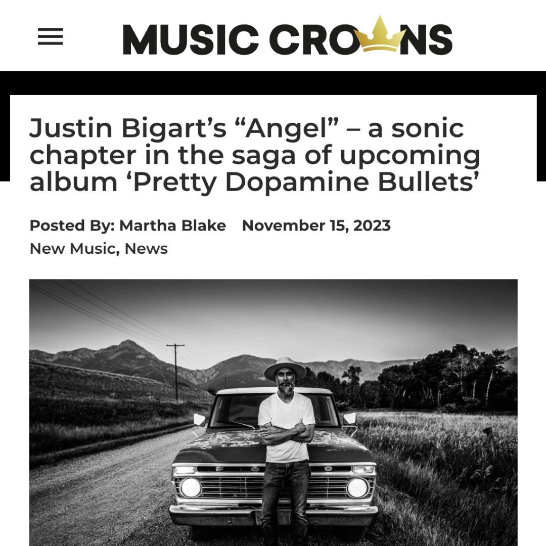Justin Bigart’s “Angel” – a sonic chapter in the saga of upcoming album ‘Pretty Dopamine Bullets’ 