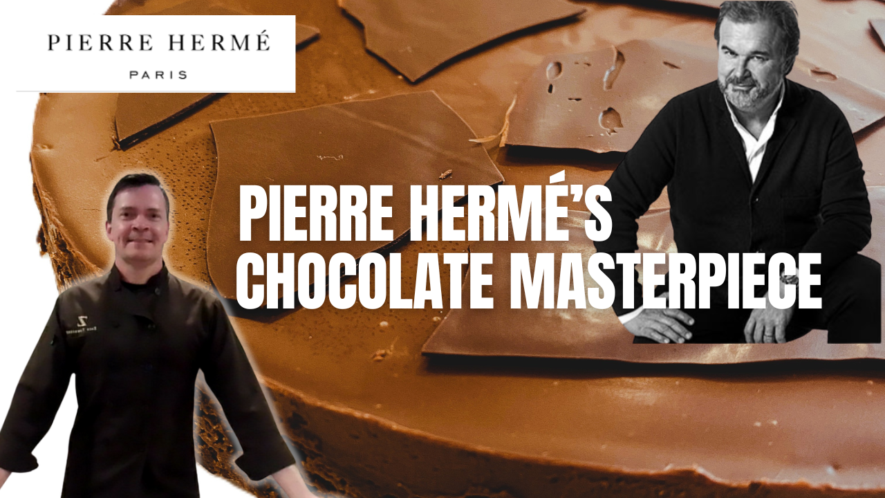 Pierre Hermé's Infinitely Dark Chocolate Tart with Sea Salt Sablé Crust - A Translation