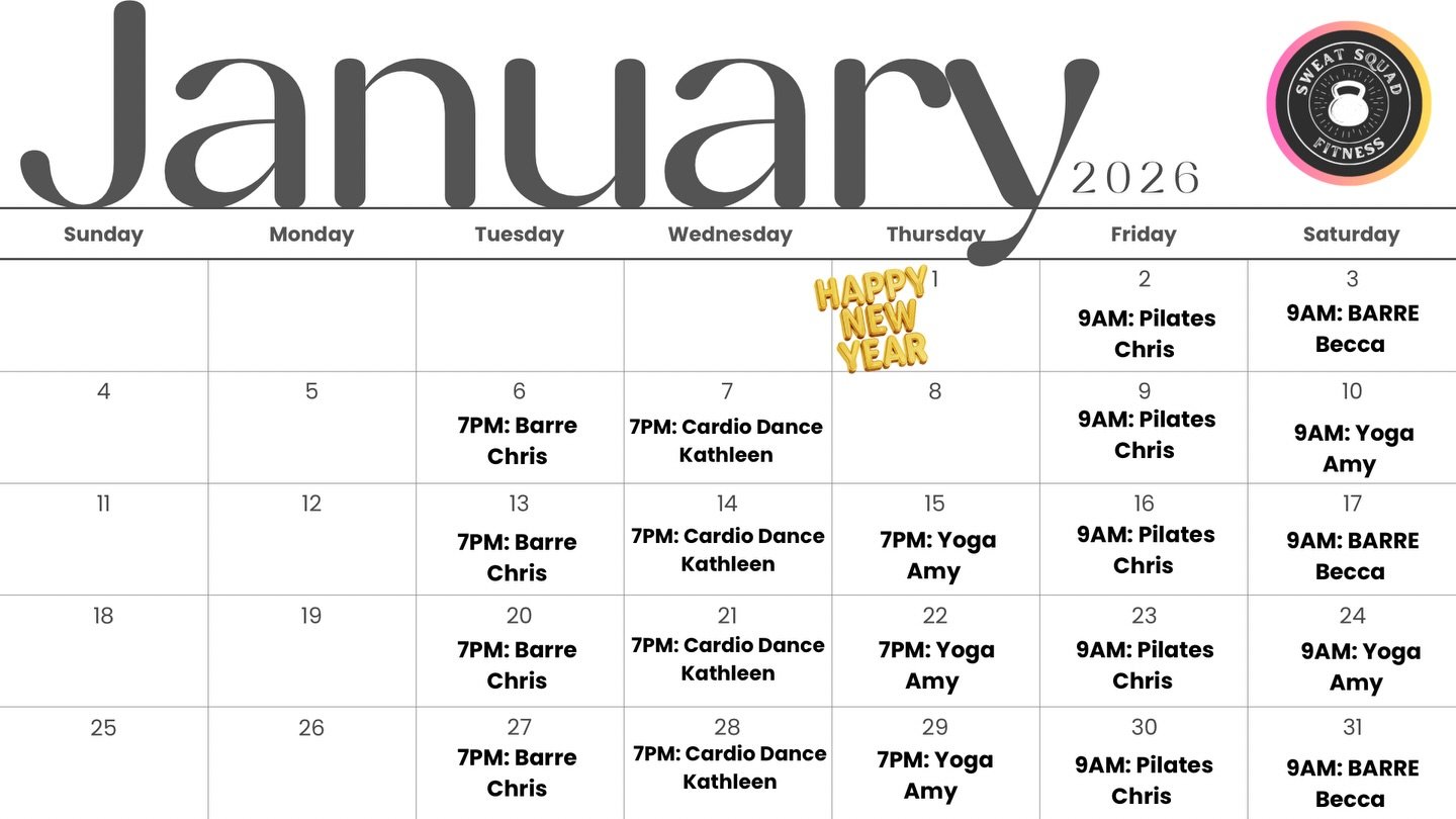 Let&rsquo;s do this!! if one of your goals for 2026 is to improve your health and fitness, get into class and make this the best start to your year!

#bridgeporttx #wisecountytx #womensfitness #pilates #yoga