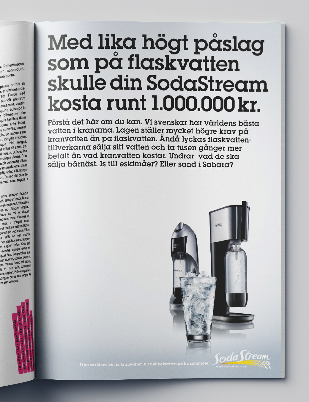Jung Von Matt Stockholm Advertising Agency Sodastream Relaunch Campaign Water Wars