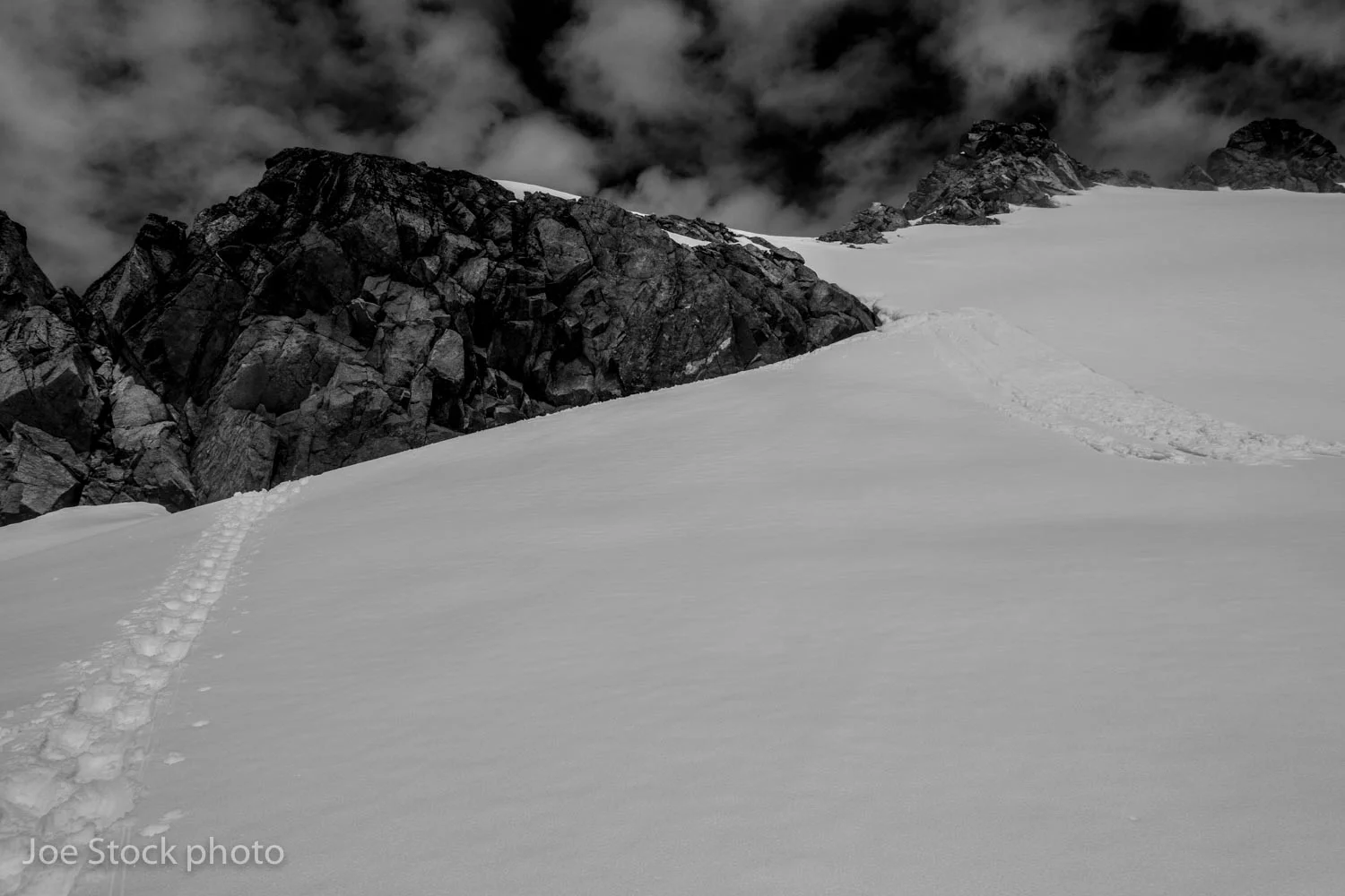 This peak we turned around on due to avalanche conditions.