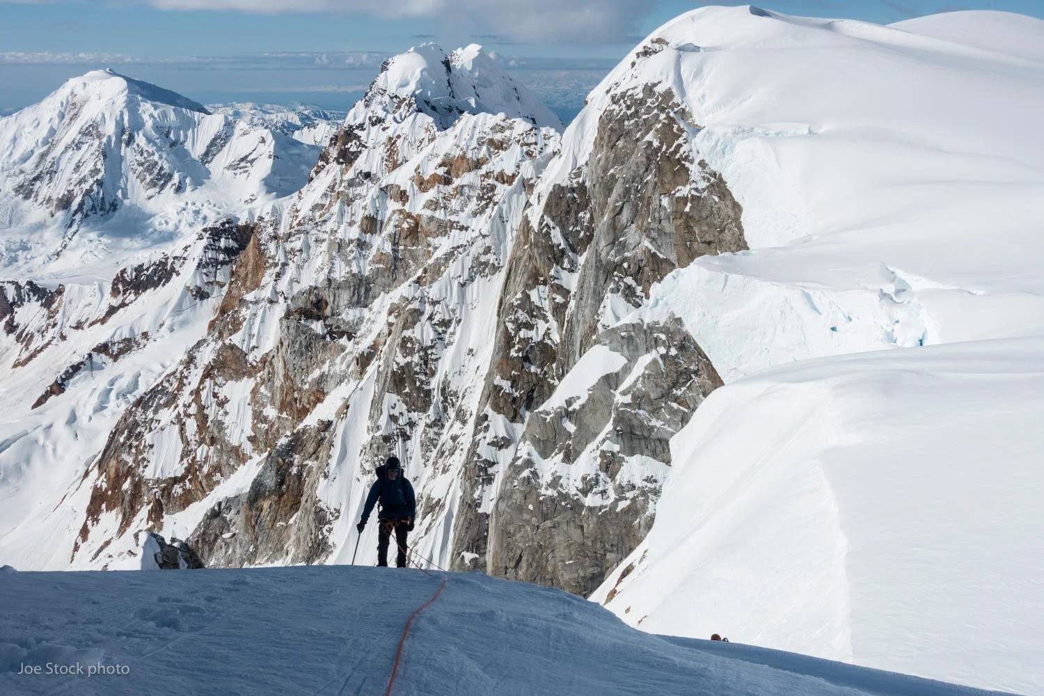 Glenn way above the Dall Glacier and a bunch of beautiful peaks, all with no record of ascent.