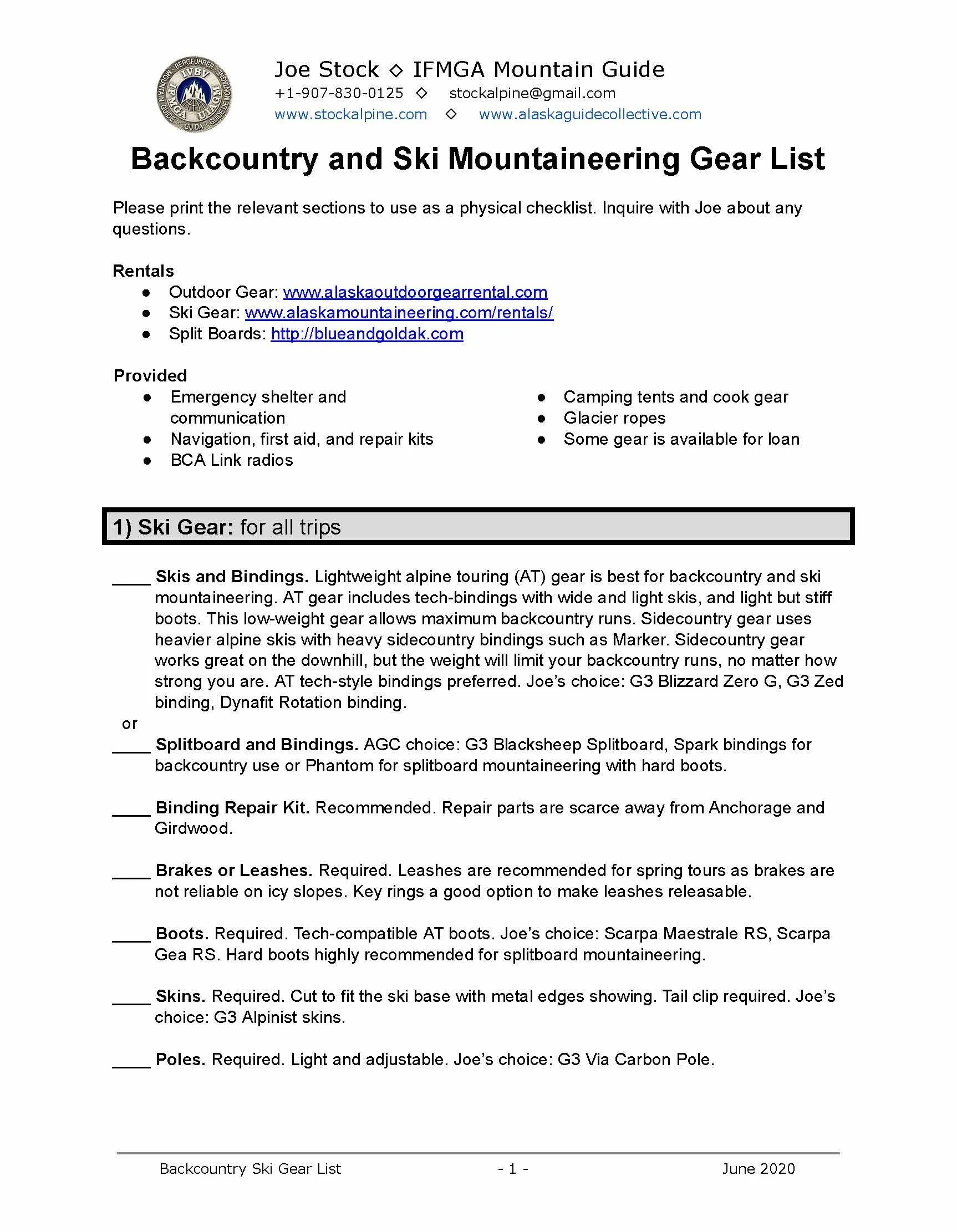 Guided Alaska Backcountry and Ski Mountaineering