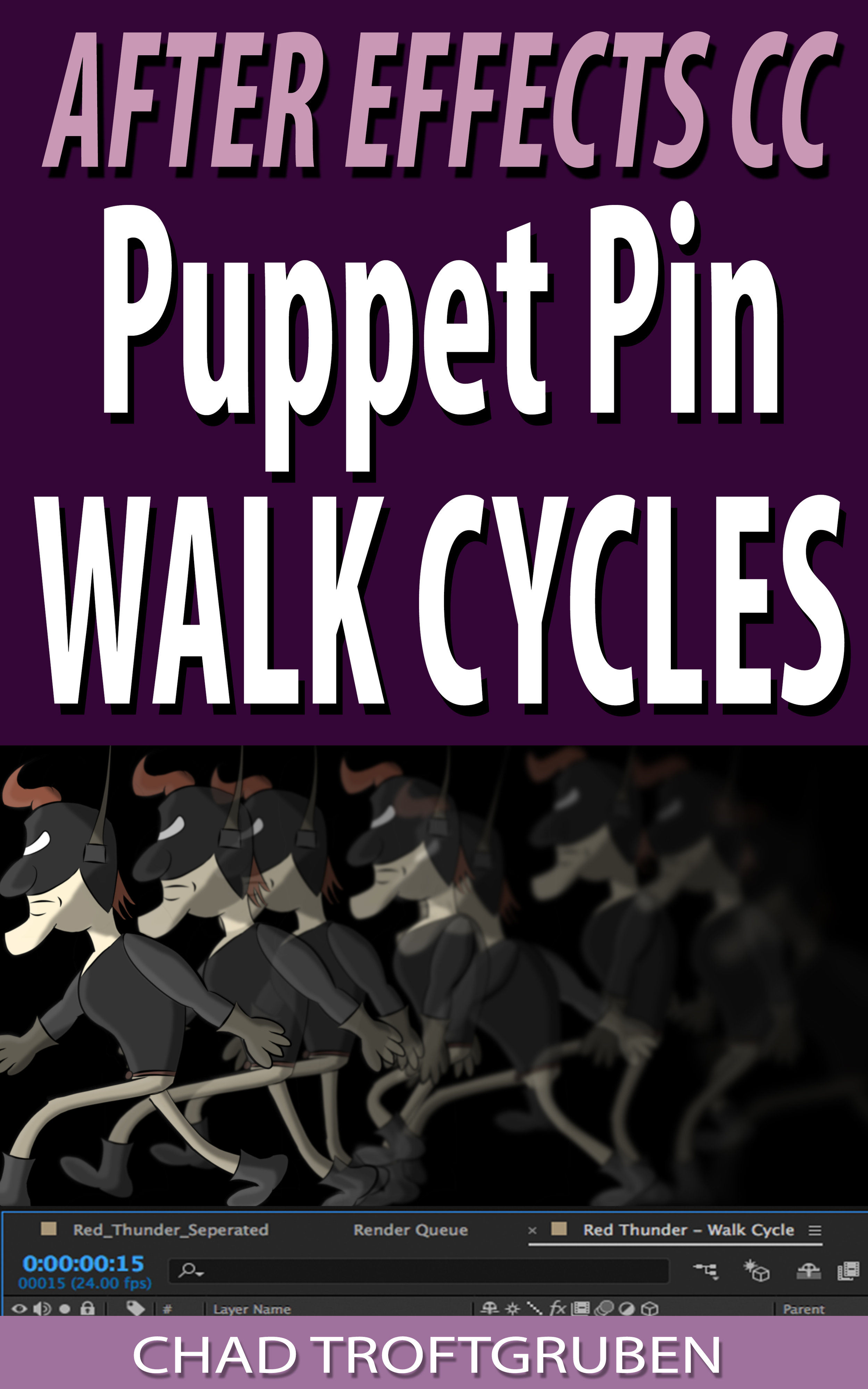 After Effects CC Puppet Pin Walk Cycles Cover