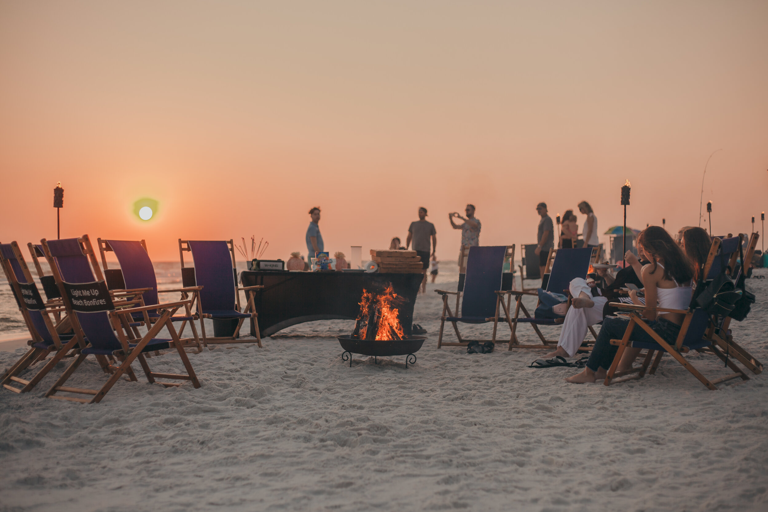 Light me up beach bonfires