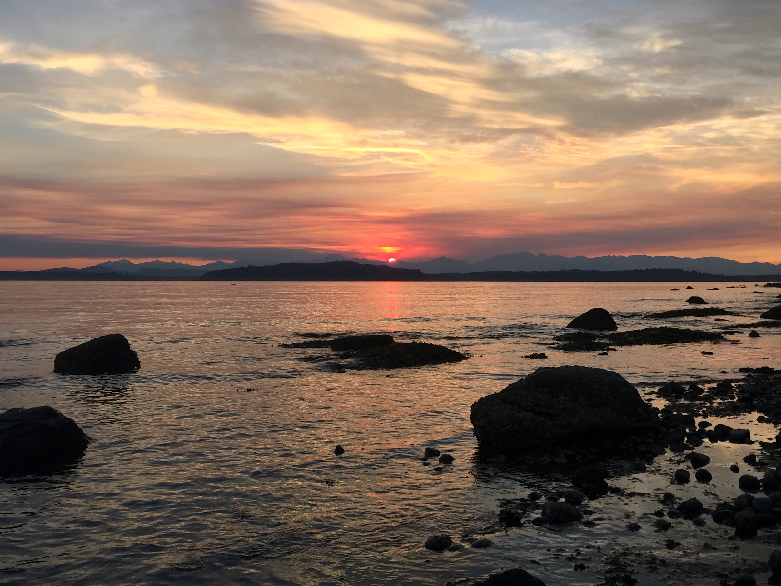 ALKI BEACH - WEST SEATTLE, WASHINGTON