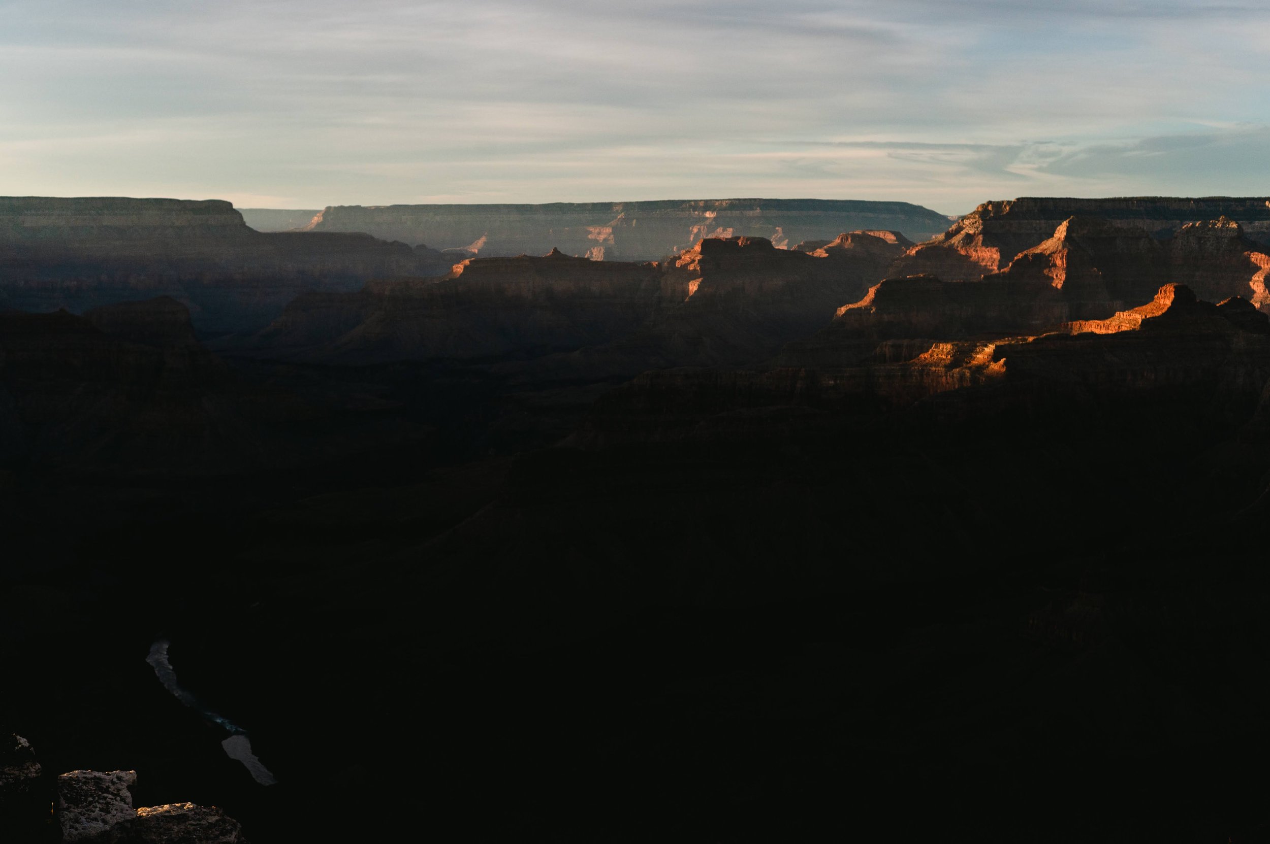  Grand Canyon at sunset. Grand Canyon, AZ. 2023. 