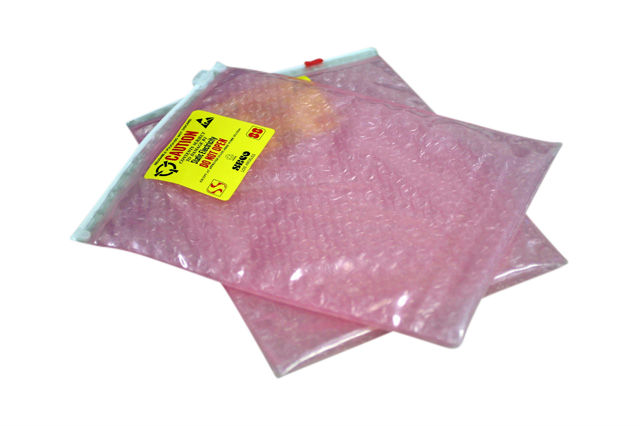 Pink Antistatic Bubble Bag