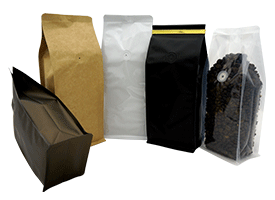 Coffee Bags, Foil Gusseted Bag, FGS12ZM3-NN