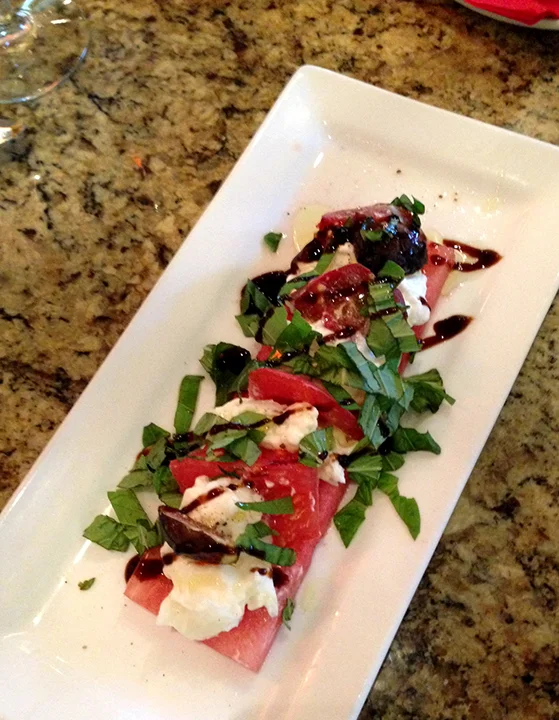 Our salad at Tempranillo in Basalt Colorado.