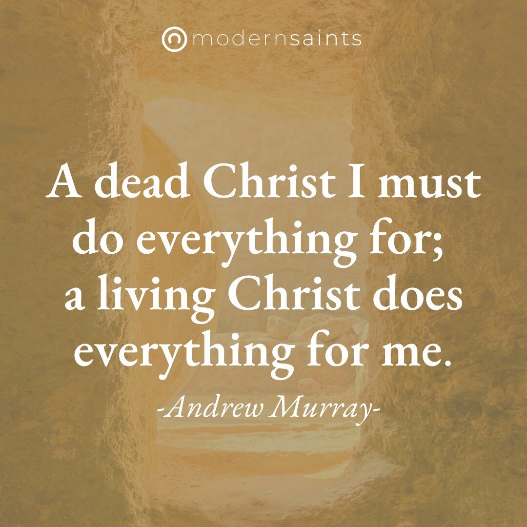 It is finished. Today let's rest in that grace.

Have a wonderful Easter, everyone!

____________

#andrewmurray #easter #cross #quoteoftheday #quotestoliveby #christ #christian #christianity #bible #biblestudy #dailybible #jesuschrist #holybible #Go