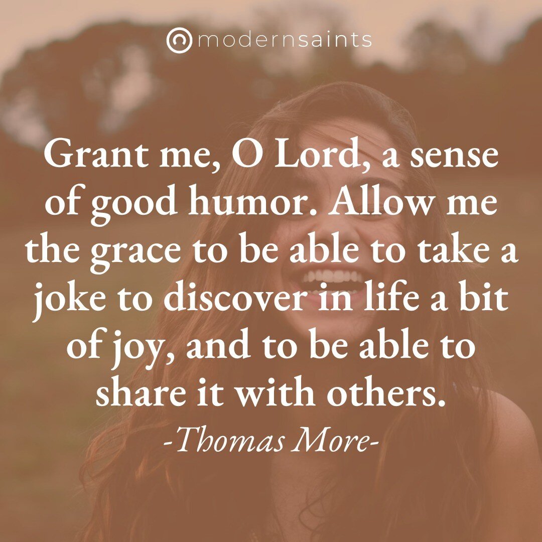 I think the sign of a truly humble person is that they can take a joke!

___________⁠

#thomasmore #humor #joke #modernsaints #christian #christianquotes #christiansofinstagram #livebygrace #encouragement #faithhopelove #christianblogger #Jesus #grac