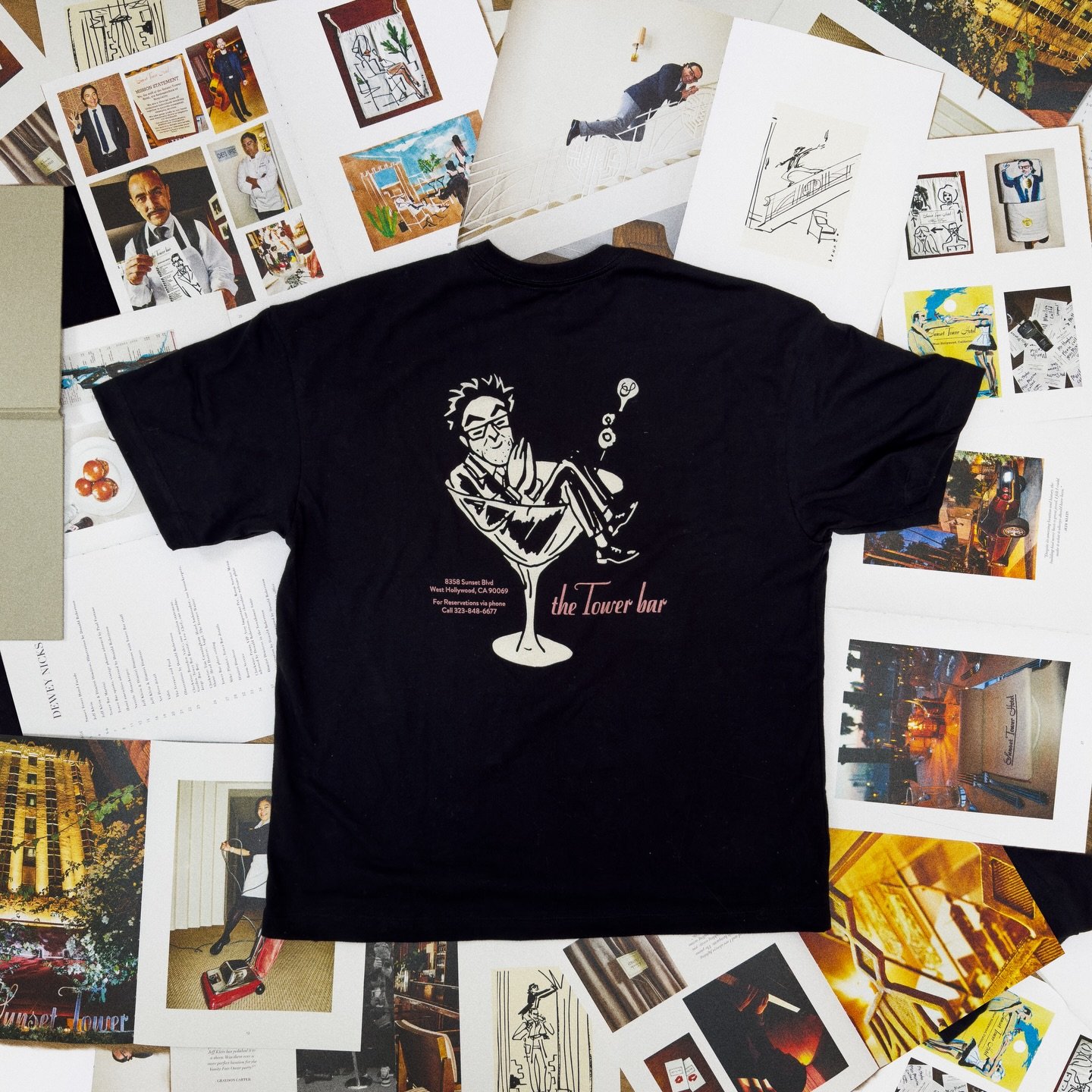 🙏🍸 Dimitri-tini tee&rsquo;s dropping tomorrow (12/6) at 10am at the Tower Gift Shop ✨ Limited availability