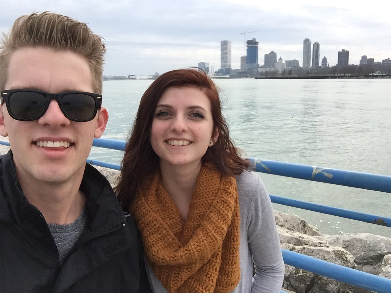 Our first photo together!