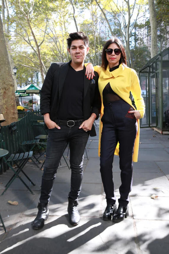 Farfan with her business partner, Angel Macias // photo: Daniela Vesco, Vivala