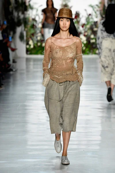 Mimi Prober's SS 2018 Show Was A Mosaic Of Botanically Hand-Dyed Antique Textiles That Exerted Divine Energy 