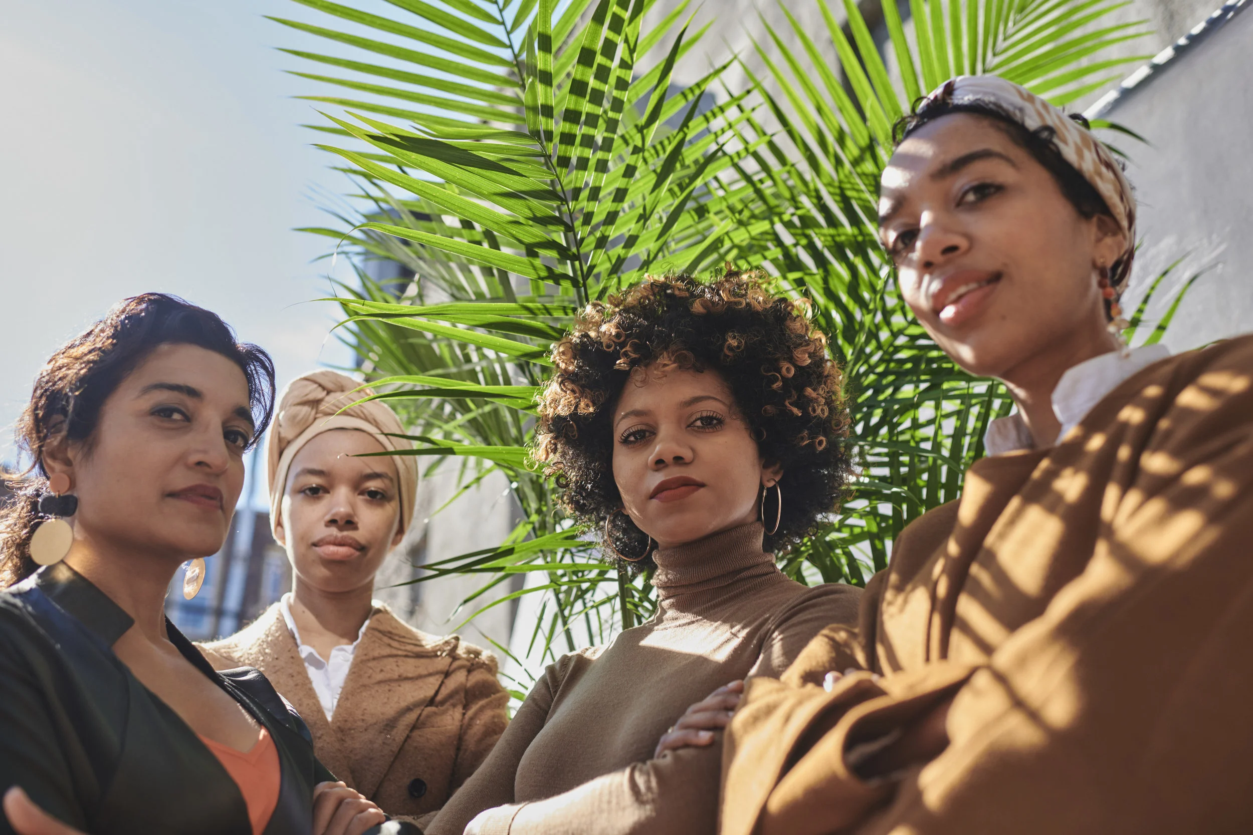 Swati Argade, Theresa Williams, Tabitha St. Bernard-Jacobs, Corinna Williams (left to right)