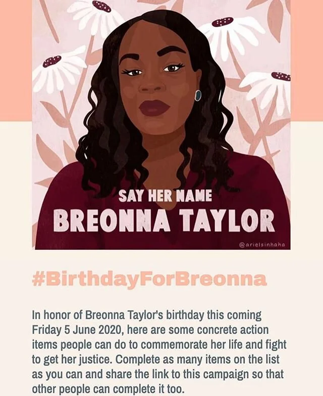 LINK IN BIO #sayhername #breonnataylorbirthday #27