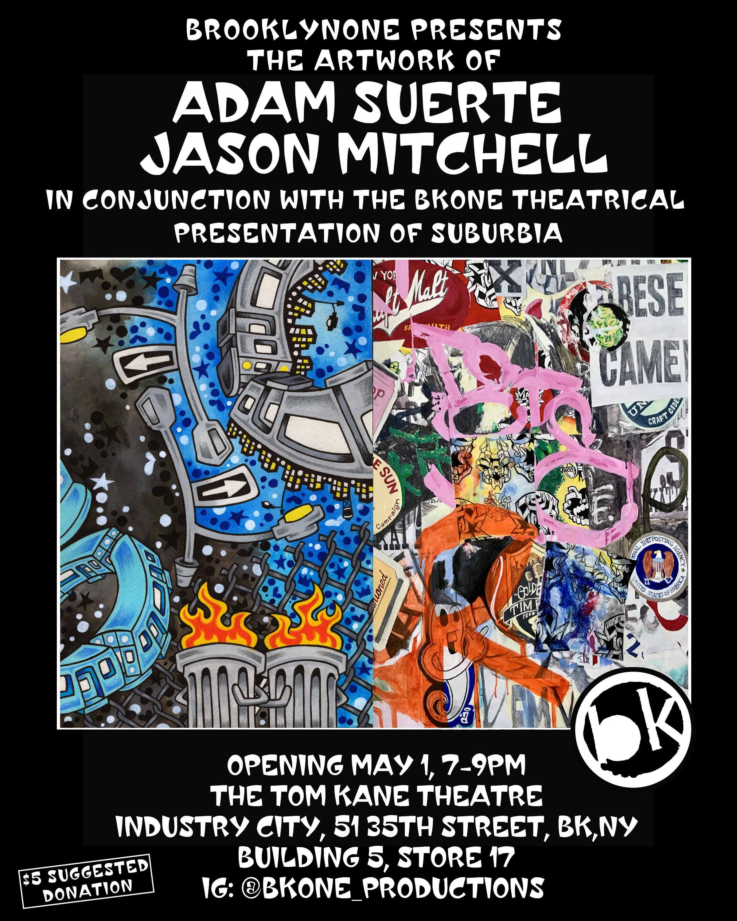 Urban Folk Art® Artshow at Industry City Opening May 1, 2024!