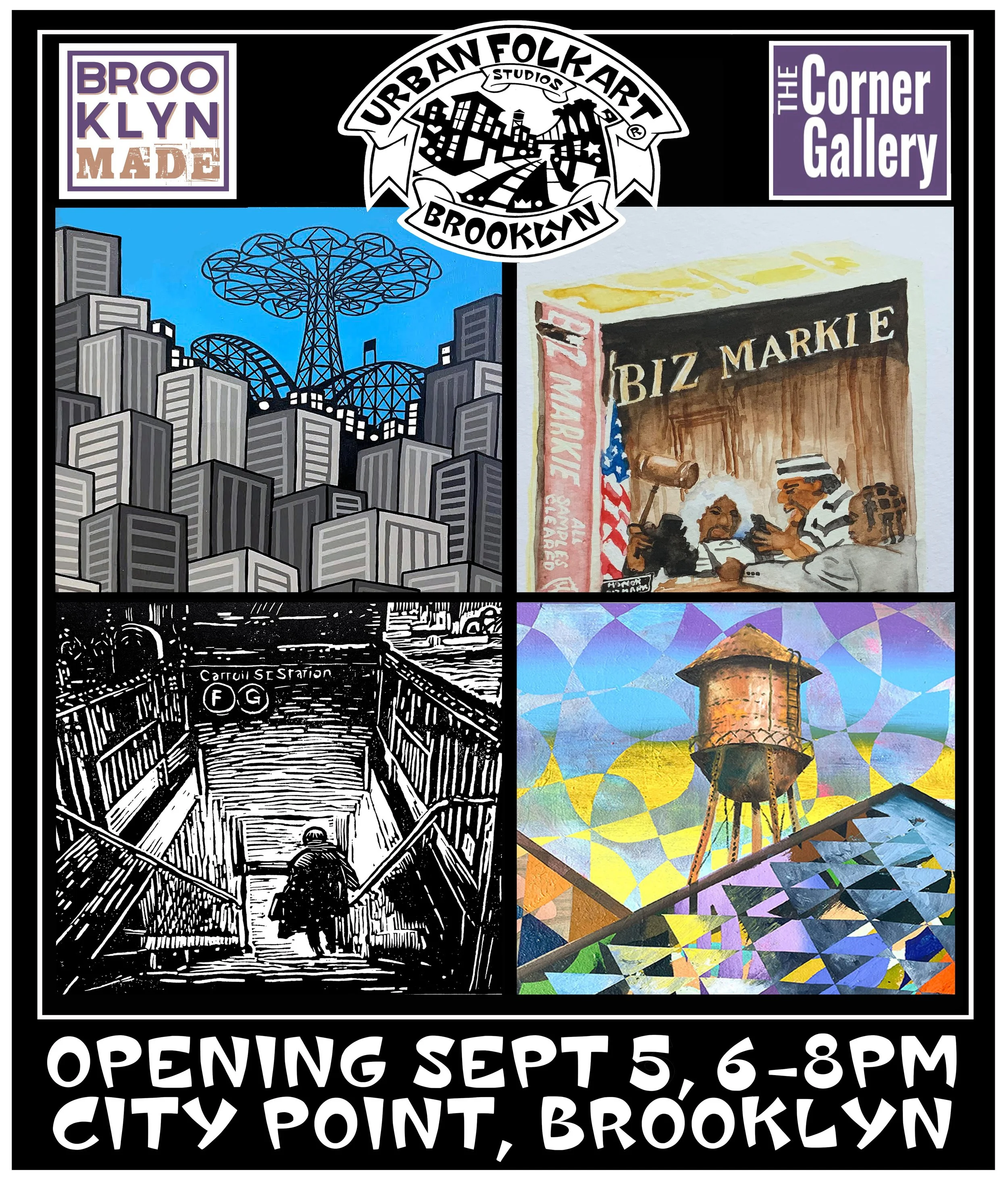 Urban Folk ARt® X Brooklyn Made Store Opening! 