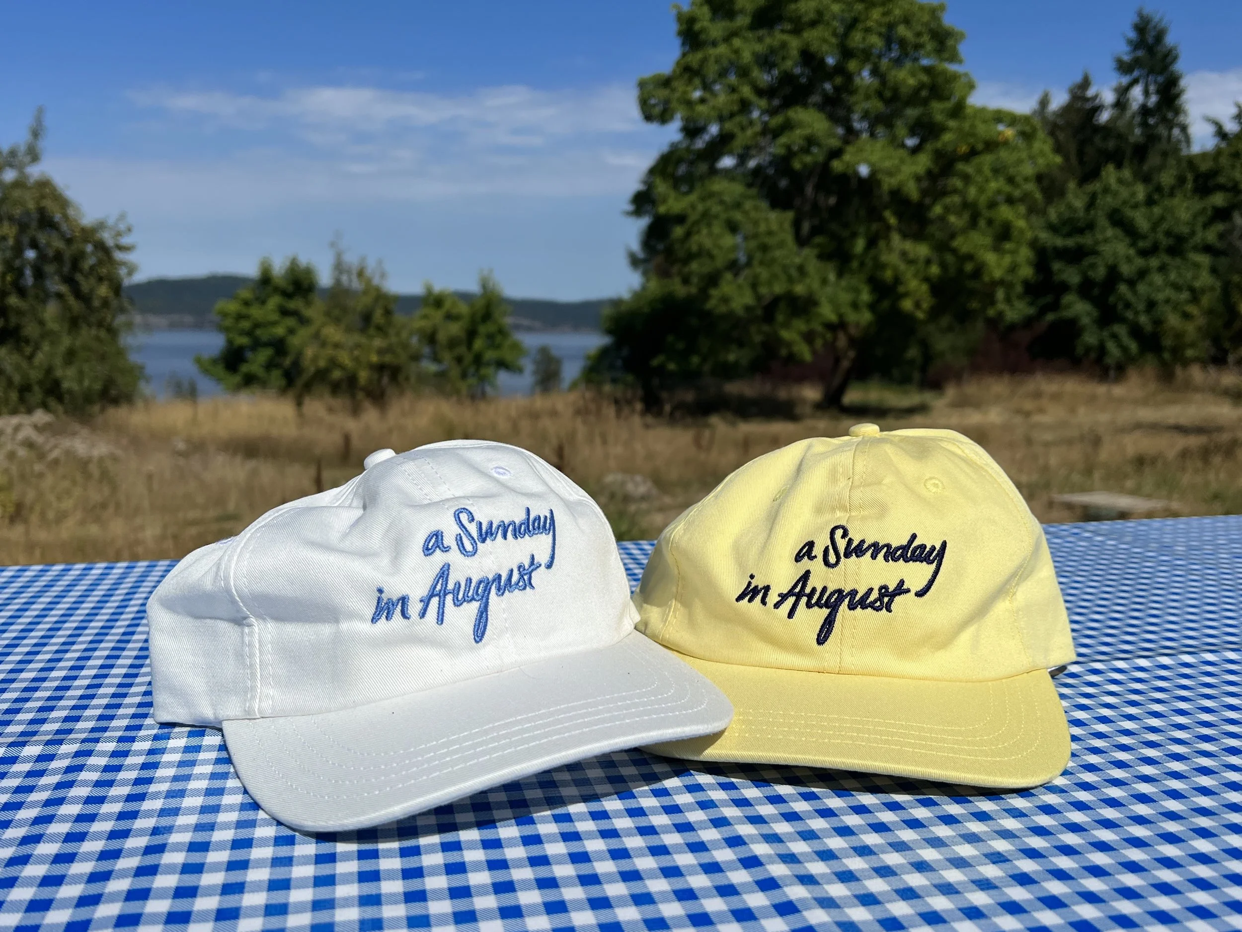 a Sunday in August hats