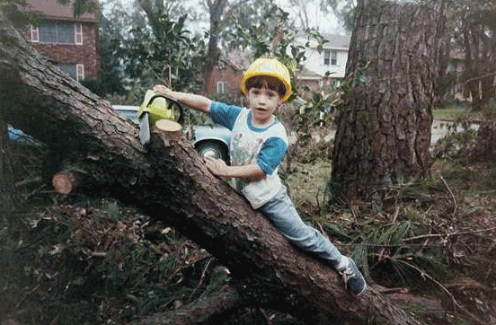 Justin Cammer (Charleston, SC - September 23, 1989 - post Hurricane Hugo)