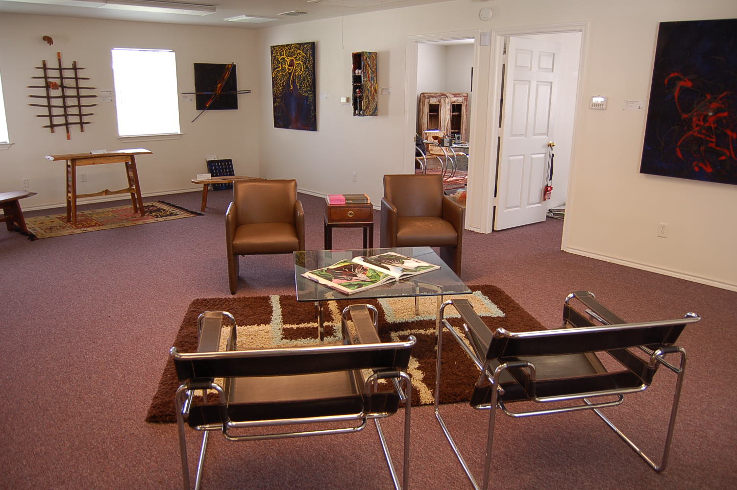 Reverse view of the lounge area of The Abstract Studio...