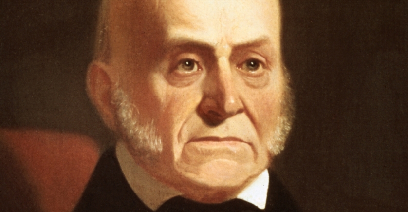 John Quincy Adams on the happiest day of his life