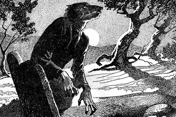 Horrific Monster werewolf Donald Trump 