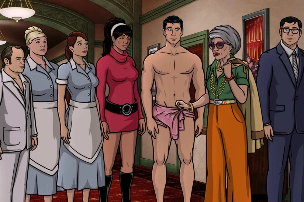 archer nude noir