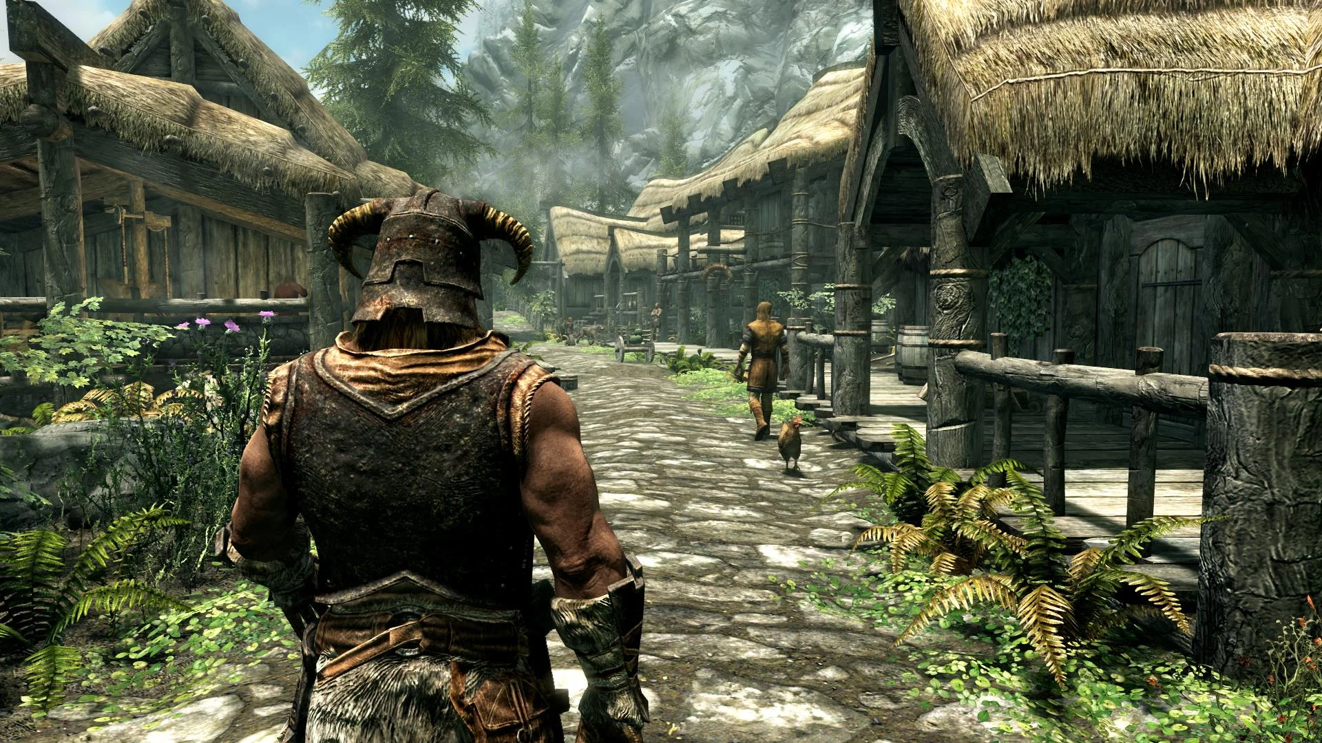 skyrim all walking like riverwood
