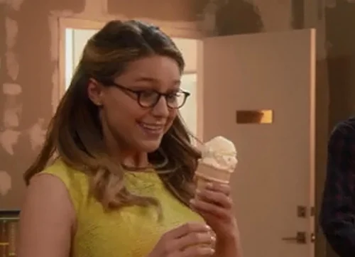 Melissa Benoist never even saw an ice cream befor