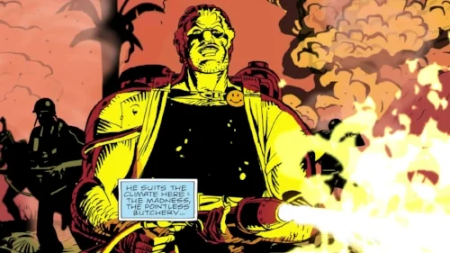 Watchmen Alan Moore Dave Gibbons John Higgins comic dc comedian Vietnam