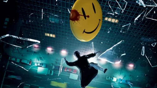 watchmen comedian's death moive