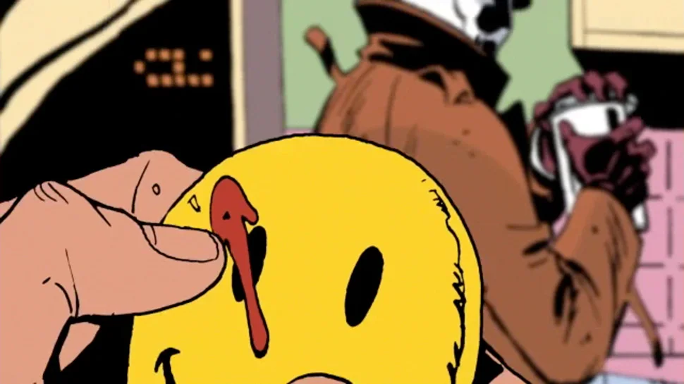 Watchmen Alan Moore Dave Gibbons John Higgins comic dc button