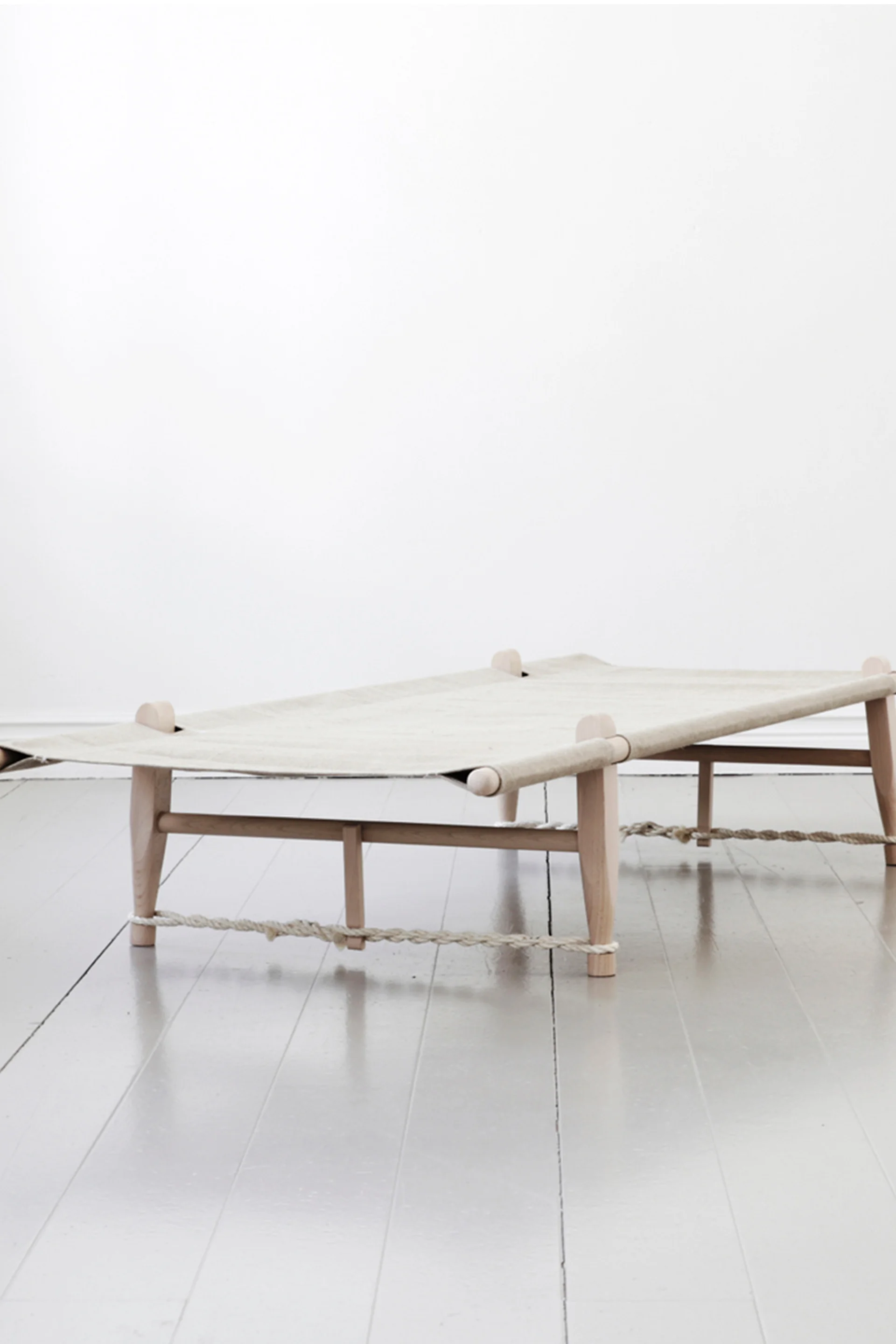 Uncoloured Natural Linen - Untreated Beech