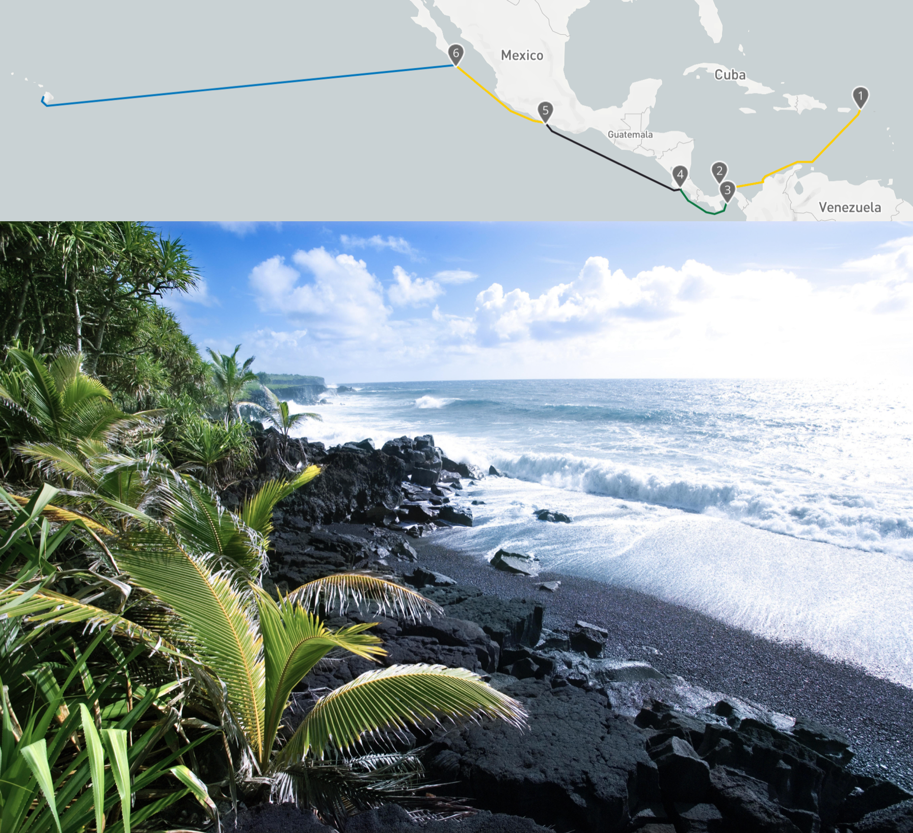EPIC PLAN ... Caribbean to Hawaii