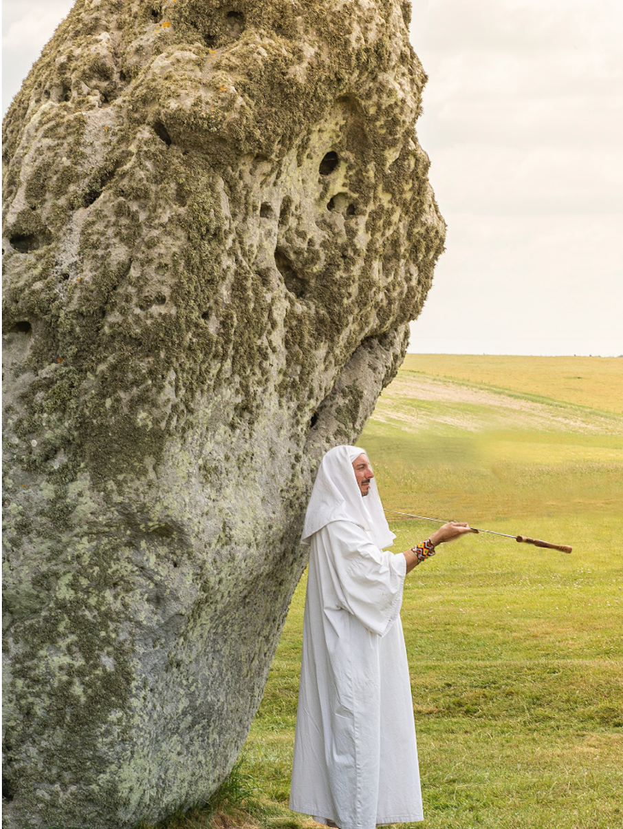 Julia Momtazee, Druid at Stonehenge