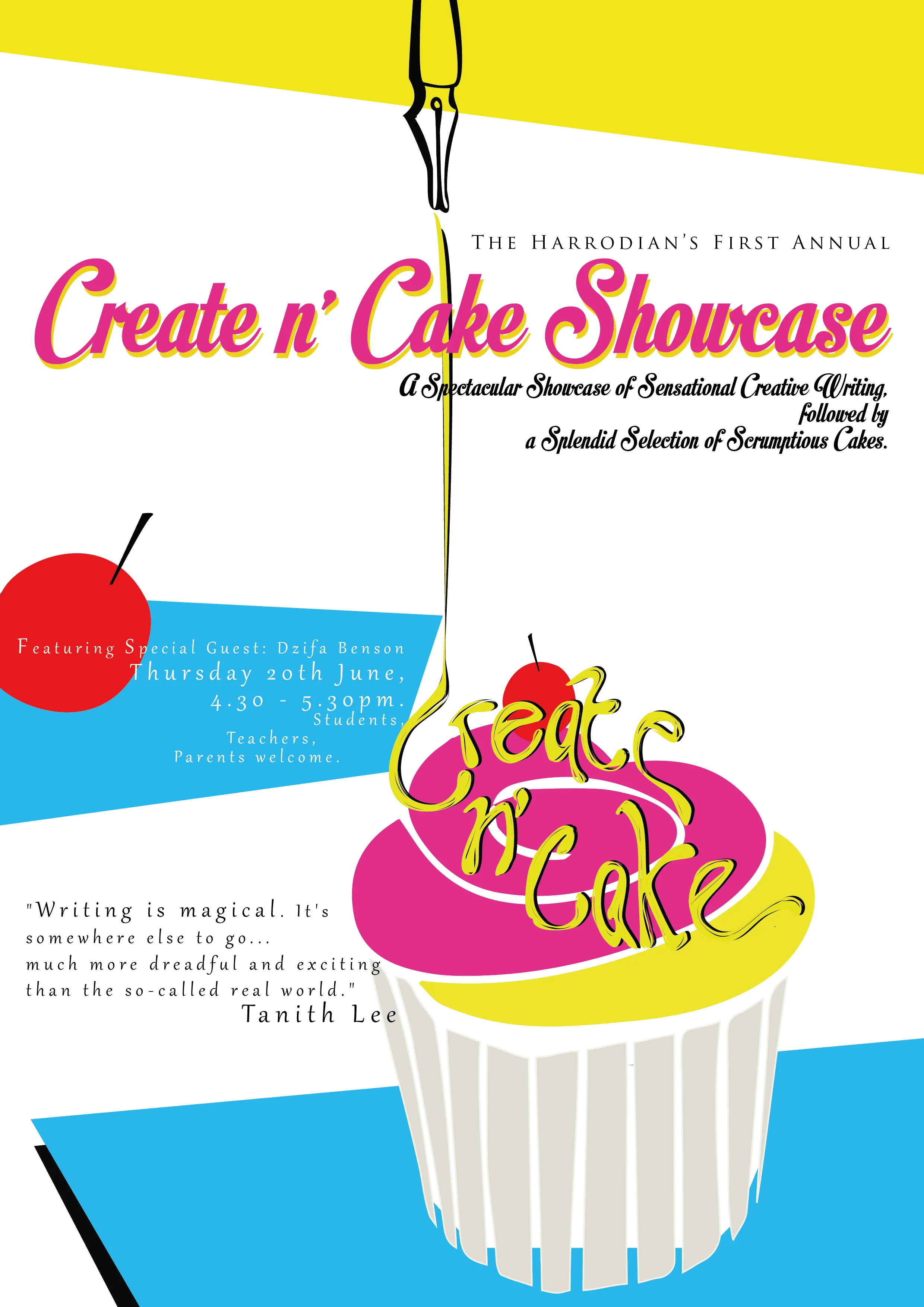 The Harrodian School, 2013 - Dzifa was invited as a special guest performer and facilitator, presenting to students, teachers and parents in the first annual showcase of creative writing