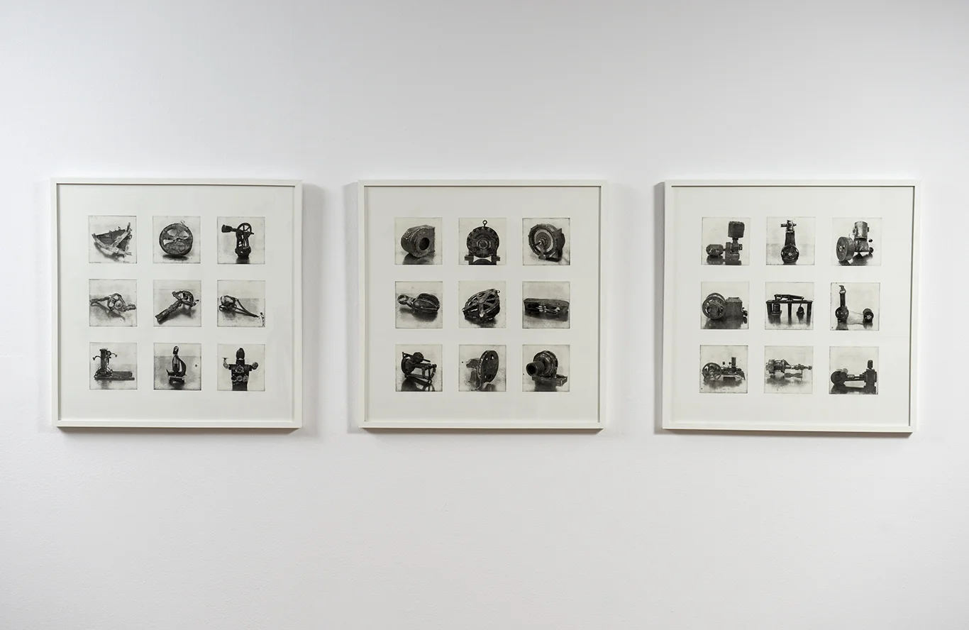 Archive , photoetching, chine colle, 30" x 90", 2012. Photo: Paul Litherland
