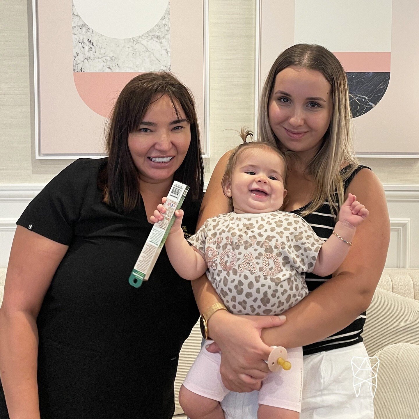Smiles all round with our superstar hygienist Pia and Oznur with baby Thalia 🦷✨️Thank you visiting @paramountdentalsydney!⁠
⁠
#healthisparamount #paramountlife #paramountdental #patientsoftheweek #smileoftheday