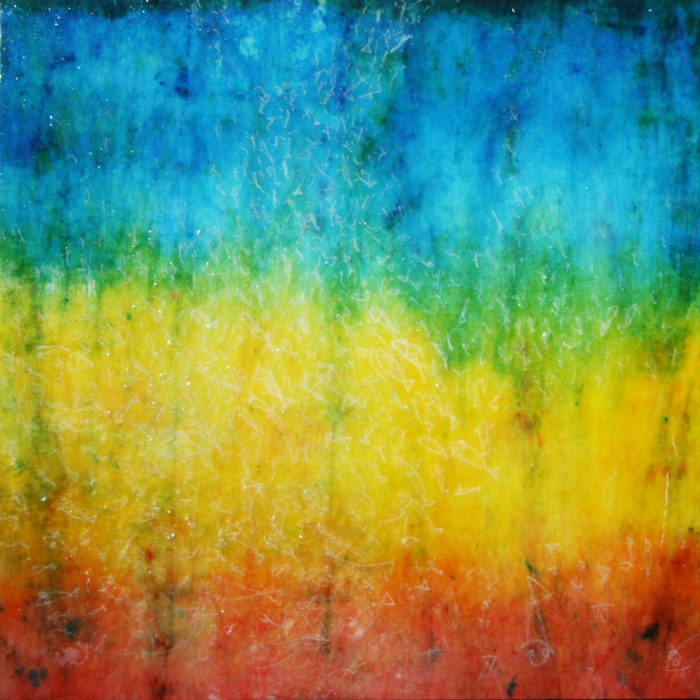 Spirit of Truth 4 / 24"x24" / mixed media on Korean paper