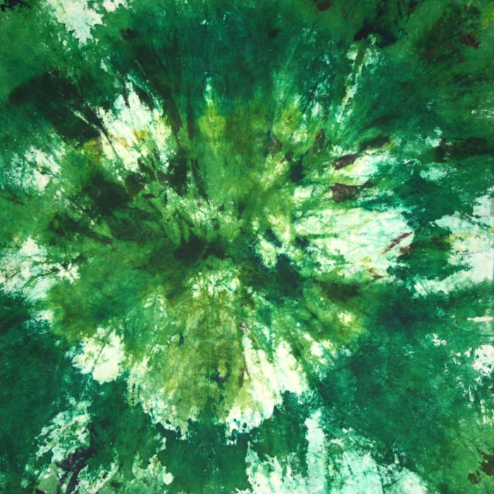 I Come to the Garden Alone 21 / 24"x24" / mixed media on Korean paper