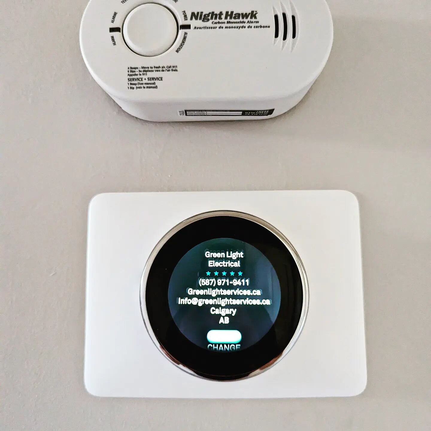Google Nest Smart Thermostat @greenlight.ca

Can't wait to see what happens Nest! 

* Common wire 
* Older furnace 
* Google Nest Pro 

Greenlight Electrical Services ltd.
Your local GoogleNest pro if youre having trouble we will put the light on it!